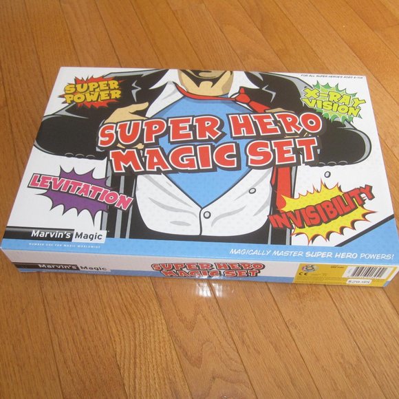 Marvin's Magic Super Hero Magic Trick Set SUPER POWER Brand New - Picture 9 of 9